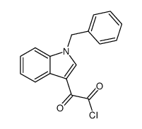 (1-benzyl-1H-indol-3-yl)-oxoacetylchloride Structure