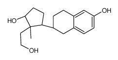 6-[(1S,2S,3R)-3-hydroxy-2-(2-hydroxyethyl)-2-methylcyclopentyl]-5,6,7,8-tetrahydronaphthalen-2-ol Structure