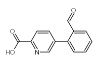 5-(2-Formylphenyl)-picolinic acid structure