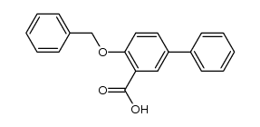 2-Benzyloxy-5-phenylbenzoesaeure结构式
