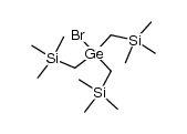tris(trimethylsilylmethyl)bromogermane Structure