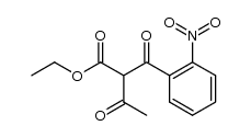 2-(2-Nitrobenzoyl)acetessigsaeureethylester Structure