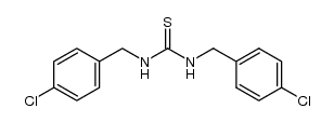 1,3-bis-(4-chloro-benzyl)-thiourea Structure
