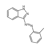 3-o-tolylazo-1(2)H-indazole结构式
