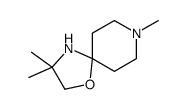 3,3,8-trimethyl-1-oxa-4,8-diazaspiro[4.5]decane Structure