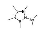 dimethyl-(1,2,3,5-tetramethyl-1,2,4,3,5-triazadiborolidin-4-yl)arsane结构式