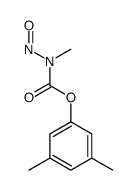 (3,5-dimethylphenyl) N-methyl-N-nitrosocarbamate结构式