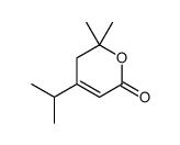 2,2-dimethyl-4-propan-2-yl-3H-pyran-6-one结构式