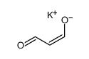 Malondialdehyd, Kaliumsalz Structure