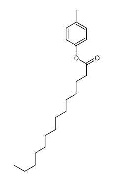 (4-methylphenyl) tetradecanoate Structure