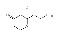 2-丙基-4-哌啶酮盐酸盐结构式