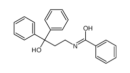 N-(3-hydroxy-3,3-diphenylpropyl)benzamide结构式