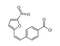 4-[2-(5-nitrofuran-2-yl)ethenyl]benzoyl chloride结构式