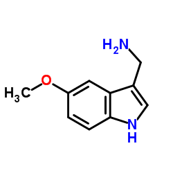 1-(5-Methoxy-1H-indol-3-yl)methanamine structure