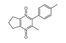 2-methyl-3-(4-methylphenyl)-1-oxido-6,7-dihydro-5H-cyclopenta[b]pyrazin-4-ium 4-oxide Structure