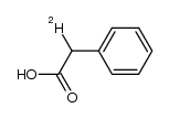 α-deuterio(phenyl)acetic acid结构式