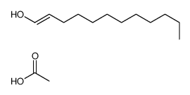 acetic acid,dodec-1-en-1-ol结构式