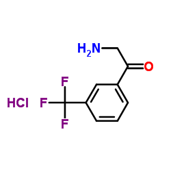 2-AMINO-3'-TRIFLUOROMETHYLACETOPHENONE HYDROCHLORIDE Structure