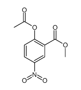 methyl 2-acetyloxy-5-nitrobenzoate Structure