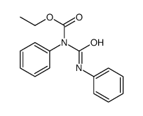 ethyl N-phenyl-N-(phenylcarbamoyl)carbamate Structure