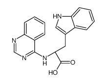 (2S)-3-(1H-indol-3-yl)-2-(quinazolin-4-ylamino)propanoic acid Structure