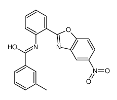 3-methyl-N-[2-(5-nitro-1,3-benzoxazol-2-yl)phenyl]benzamide Structure