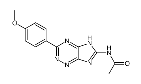 N-[3-(4-methoxy-phenyl)-5(7)H-imidazo[4,5-e][1,2,4]triazin-6-yl]-acetamide结构式