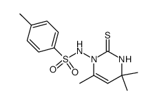 4,4,6-trimethyl-1-(toluene-4-sulfonylamino)-3,4-dihydro-1H-pyrimidine-2-thione Structure