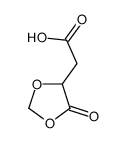 2-(5-oxo-1,3-dioxolan-4-yl)acetic acid Structure