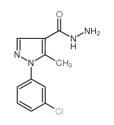 1-(3-氯苯基)-5-甲基-1H-吡唑-4-酰肼图片