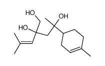4-(4-methylcyclohex-3-en-1-yl)-2-(2-methylprop-1-en-1-yl)pentane-1,2,4-triol Structure