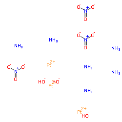 azane; platinum(+2) cation; trihydroxide; trinitrate picture