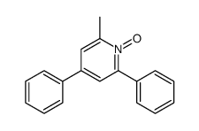 2-methyl-1-oxido-4,6-diphenylpyridin-1-ium结构式