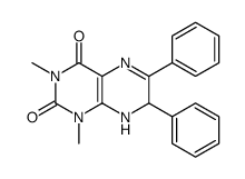 1,3-dimethyl-6,7-diphenyl-7,8-dihydropteridine-2,4-dione Structure
