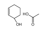 acetic acid,(1S)-cyclohex-2-en-1-ol结构式