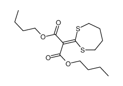 dibutyl 2-(1,3-dithiepan-2-ylidene)propanedioate Structure