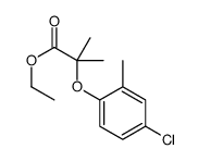 ethyl 2-(4-chloro-2-methylphenoxy)-2-methylpropanoate结构式