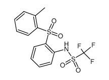 C,C,C-Trifluoro-N-[2-(toluene-2-sulfonyl)-phenyl]-methanesulfonamide Structure
