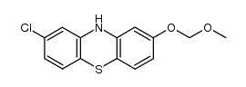 2-chloro-8-methoxymethoxy-10H-phenothiazine Structure
