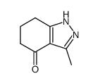 3-methyl-6,7-dihydro-1H-indazol-4(5H)-one structure