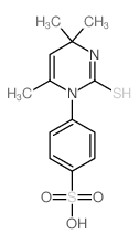 4-(4,4,6-trimethyl-2-sulfanylidene-3H-pyrimidin-1-yl)benzenesulfonic acid picture