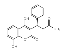 (r)-8-hydroxy warfarin结构式