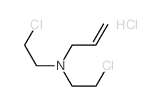 2-Propen-1-amine,N,N-bis(2-chloroethyl)-, hydrochloride (1:1) structure