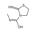 3-Thiazolidinecarboxamide,2-imino-N-methyl-(9CI)结构式