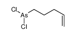 dichloro(pent-4-enyl)arsane Structure