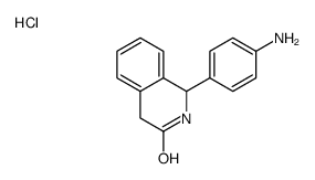 1-(4-aminophenyl)-2,4-dihydro-1H-isoquinolin-2-ium-3-one,chloride结构式
