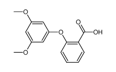 2-(3,5-dimethoxy-phenoxy)-benzoic acid结构式