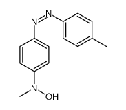 N-methyl-N-[4-[(4-methylphenyl)diazenyl]phenyl]hydroxylamine Structure