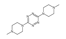 3,6-bis(4-methylpiperazin-1-yl)-1,2,4,5-tetrazine结构式