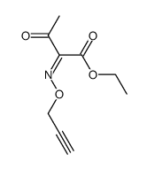 ethyl 2-(2-propynyloxyimino)-3-oxobutyrate Structure